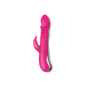 Vibromasseur rabbit va-et-vient chauffant 7 programmes USB 